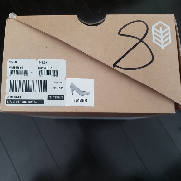 Spring Brand Siver Pumps - Picture 2 of 2